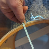 Vintage 60s/70s Premier Drum Kit in White Pearl - setup lefty