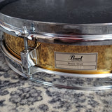 Used Pearl Piccolo Brass shell 13"x3.5" Snare Drum