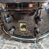 Mapex Black Panther Steel 14" Snare Drum Black Nickel Plated (Used)