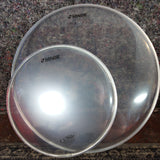 Used Sonor 10" and 14" Clear (Remo UX) Head