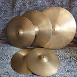 Vintage 70s Canadian Zildjian Light Cymbal Set 14/16/18/20