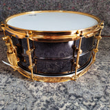 Mint Gretsch Steve Ferrone Signature Black Nickel with Gold Hardware 14"x6.5" Brass Snare Drum