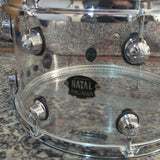 Used Natal Acrylic Clear 14"x8" Snare Drum
