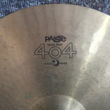 Vintage Paiste 404 Crash Cymbal 18" (damaged)
