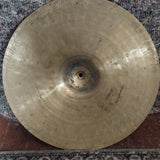 Vintage Italian Cymbal 14" pre 40s by the look of it. Bottom Hi Hat / heavy crash