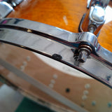 Used Tama Starclassic Performer 90s MIJ Birch 5 Piece Drum Kit. 20,10,12,14, Amber Gold