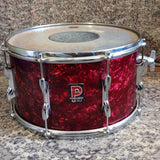 Vintage Premier 14" x8" Red Pearl Tom Drum Used