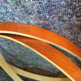 Pair of Used Orange Mapex Bass Drum Hoops