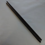 Vintage Pair of Very Dark Wood Thin Drum Sticks