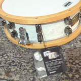 Mint Yamaha JR Robinson Signature Birch White Marine Pearl 15"x5" Snare Drum w/ PR Case BSD1550JR