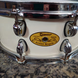 Used Premier Artist Maple White 14"x 5.5" Snare Drum