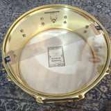 Mint Natal Marshall 50th Anniversary Brass 14"x5.5" Snare Drum Ltd Edition 1 of 50
