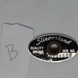 Drum Badges - US / European  Brands -  Remo, Dixon, Sonor, Slingerland, Ludwig