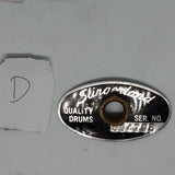 Drum Badges - US / European  Brands -  Remo, Dixon, Sonor, Slingerland, Ludwig