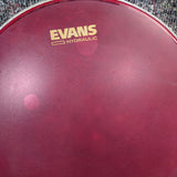 Used Evans Hydraulic Red 14" Drum Head