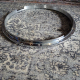 Vintage Premier 14" Die Cast Snare Hoop Pair 10 Hole