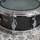 Used Fibes Acrylic Smokie 14"x5.5" Snare Drum 1990s