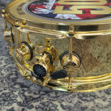 Mint Natal Marshall 50th Anniversary Brass 14"x5.5" Snare Drum Ltd Edition 1 of 50