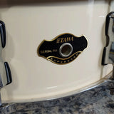 Used Tama Superstar 14"x5.5" Birch Snare Drum - White