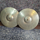 Vintage UK made Ajax 13" Hi Hat Cymbals