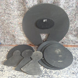 Used QT Silencer pads -22,12,13,16,14 drums plus 3 cymbals