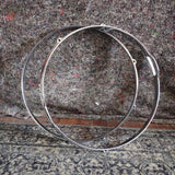 Vintage Carlton 14" Die Cast Snare Hoop Pair 8 Hole