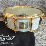Used Remo Louie Bellson sig. snare WMP Gold 14"x5.5" Snare Drum No. 114/1000