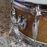 Mint Gretsch Keith Carlock Signature Natural Patina Brass 14"x5.5" Snare Drum