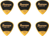 Ibanez GRIP WIZARD Series Sand Grip Pick, Heavy 1.0mm, Yellow (6pcs) PPA16HSG-YE (new)
