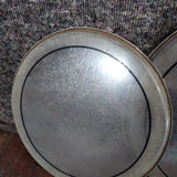 Used Remo Pinstripe 12" and 14" Tom Heads