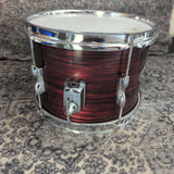 Vintage Premier Olympic 12" Tom Drum Red Silk