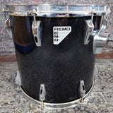 Vintage Remo Acousticon 14"x13" Black Tom / Floor Tom