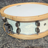 Mint Yamaha JR Robinson Signature Birch White Marine Pearl 15"x5" Snare Drum w/ PR Case BSD1550JR