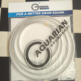 Aquarian Single Ply Texture Coated TC-C drum head pack 10,12,14,16.