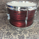 Vintage Premier Olympic 12" Tom Drum Red Silk