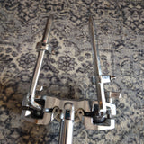 Used Mapex Bass Drum Mounted Double Tom Arm