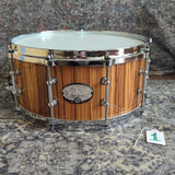 Mint Dixon Mel Gaynor signature Maple/Zebrawood 14x6" Snare Drum 2015