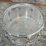 Used Natal Acrylic Clear 14"x8" Snare Drum