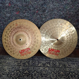 Used UFIP Naturals 15" Light Hi Hat Cymbals