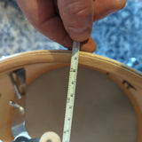 Vintage 60s/70s Premier Drum Kit in White Pearl - setup lefty