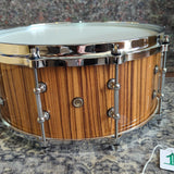 Mint Dixon Mel Gaynor Signature snare Maple/Zebrawood 14"x6" Snare Drum (1)