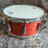 British Drum Company BDC Legend Buckingham Red 14x6.5" Snare Drum 2021
