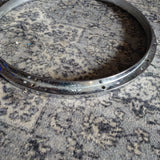 Vintage Premier 14" Die Cast Snare Hoop Pair 10 Hole