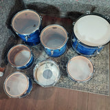 Vintage Premier Olympic Blue Silk 7 piece Mega Kit