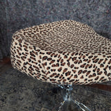 Mapex Leopard Print Tractor Top Stool / Throne (used)