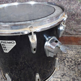 Vintage Remo Acousticon 14"x13" Black Tom / Floor Tom