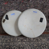 Used Premier Rod Morgenstein Coated 12" & 13" Drum Heads