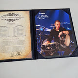 Dave Weckl Signed Booklet for Yamaha Snare Drum