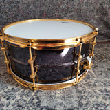 Mint Gretsch Steve Ferrone Signature Black Nickel with Gold Hardware 14"x6.5" Brass Snare Drum