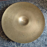 Vintage A Zildjian 70s 20" Light Cymbal w/ 4 Rivet Holes